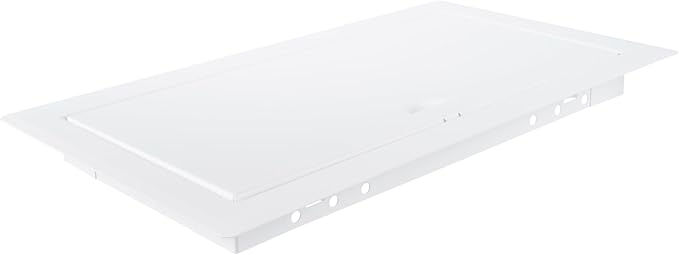 6x12 Inch White Access Panel – Metal Rectangular Wall & Ceiling Access Door for Plumbing Electrical HVAC – Easy Install Indoor Panel for Drywall, Home Improvement and Maintenance