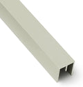 Top Track 5/8" x 3/4 for Sliding Door - Replacement Sliding Screen Door Upper Tracking System - Easy Assembly Hardware for DIY - Heavy Duty Almond Aluminum Track - 5/8” Wide 3/4” Tall -96 in, 1 Piece