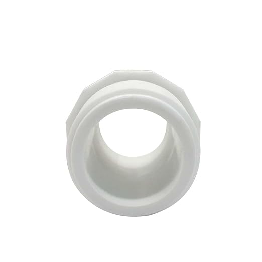 YSIL 4PCS 1-1/2 Inch PVC Nipple Male to Male Coupling Adapter Pipe Fittings 1-1/2" X 1-1/2" for Thread Pluming PIPE Connection