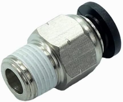 CDQBWQDJT 10 Pcs Pneumation Fitting 5/16" Tube OD Push To Connect X 1/8 NPT Pipe Male Connector