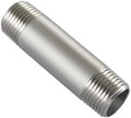 Beduan Stainless 1/4 NPT Male Threaded 4" Length Nipple Pipe Fitting