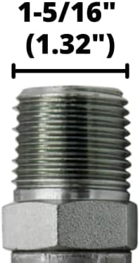 3/4" JIC 37 Male x 1" NPTF Male Pipe Steel Adapter Flared Tube Fitting Pipe Connector 2404-12-16