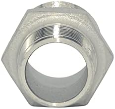 1" x 3/4" Male Threaded Reducing Nipple Fitting/Adapter,Stainless Steel SS304 NPT Pipe Hex Reducer