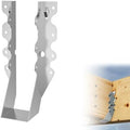 25 pcs 2x8 Joist Hanger,LU28 18 Gauge Double Shear Face Mount Joist Hanger,Hurricane Ties for Rafters Tie Brackets Great for Floor Deck and Ceiling Joists