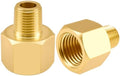 SDTC Tech Brass Pipe Fitting 1/8 NPT Thread Male to 1/4 NPT Thread Female