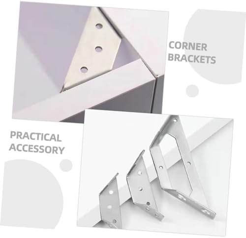 10 Pack Furniture Corner Brackets Corner Braces with Screws