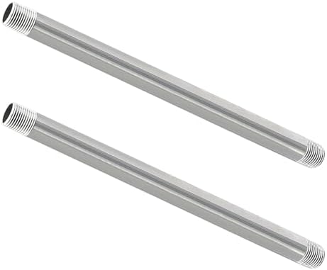 GeilSpace 3/4" x 16" 304 Stainless Steel Nipple Pipe Fitting, NPT Threaded