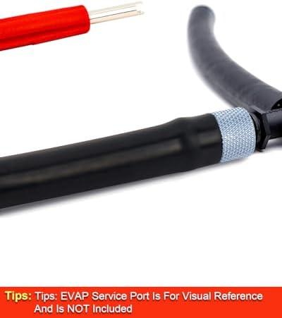 EVAP Service Port Adapter Connector Kit with Valve Removal Tool, Adaptor Connector Kit for Smoke Leak Tester