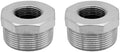 Stainless Steel 1-1/4" Male NPT to 3/4" Female NPT Reducer Hex Bushing Pipe Fitting Adapter (pack of 2)