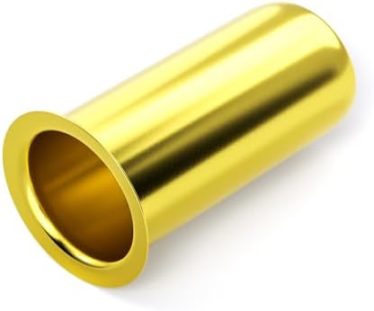 GASHER 100PCS Brass Compression Fitting, Brass Compression Insert Tube Support 5/16" Tube OD