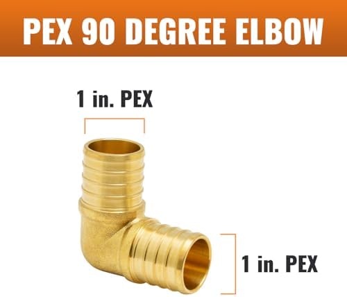 SUNGATOR 6-Pack 1 Inch PEX 90 Degree Elbow