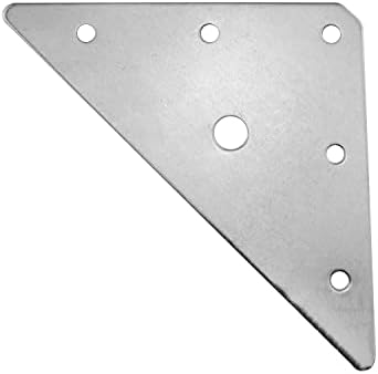 Mending Plates JCBIZ 4pcs Stainless Steel Triangular Flat Corner Braces Straight Brackets