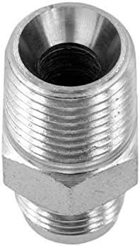 1/8" JIC 37 Male x 1/8" NPTF Male Pipe Steel Adapter Flared Tube Fitting Pipe Connector 2404-02-02