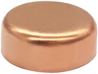 Joywayus 10PCS Plumbing 3/8" Solder Copper Pipe End Cap, Pressure Sweat Plug Socket Pipe Fitting Solder Connection