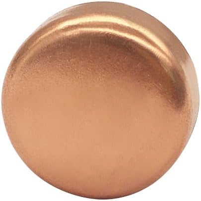 Joywayus 10PCS Plumbing 3/4" Solder Copper Pipe End Cap, Pressure Sweat Plug Socket Pipe Fitting Solder Connection