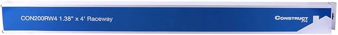 Construct Pro 5 pack of Raceway 4ft Section x 1.38in (White)