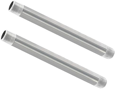 GeilSpace 3/4" x 10" 304 Stainless Steel Nipple Pipe Fitting, NPT Threaded