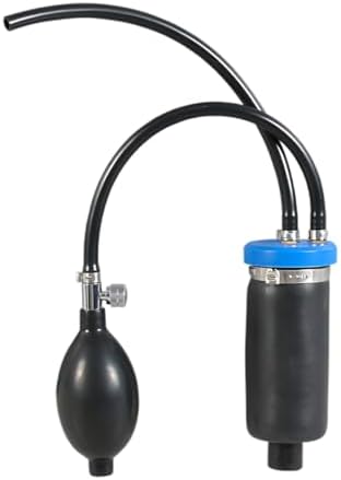 Universal Easy Intake Adapter, Car Smoke Machine & Pipe Fuel Leak Diagnostic Tester Tool, Vehicle Inflatable Bladder for 12V Vehicle EVAP Leakage Detection