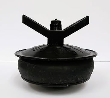 5" Hand-Tite Pipe Plug (R.C. Graham Co.), Black, Nylon & Rubber, 4-3/4 to 5-3/4