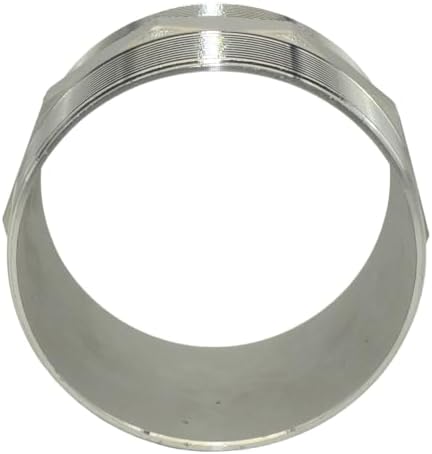 4"x4" NPT Male Threaded Hex Nipple,Stainless Steel 304 Quick Coupler Pipe Fitting (4")