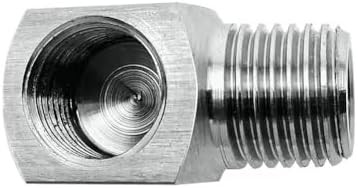 Beduan 304SS 90 Degree Barstock Street Elbow 1/4 Male x 1/4 Female NPT 2PCS