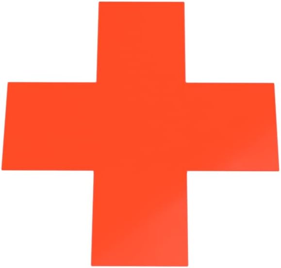 X's 4" x 4" x 1" (40/Pack) Orange
