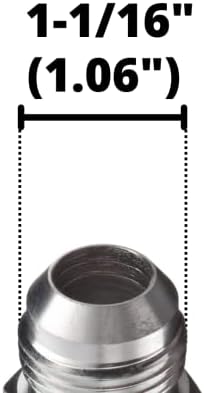 3/4" JIC 37 Male x 1" NPTF Male Pipe Steel Adapter Flared Tube Fitting Pipe Connector 2404-12-16