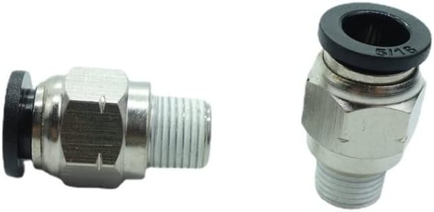 CDQBWQDJT 3 Pcs Pneumation Fitting 5/16" Tube OD Push To Connect X 1/8 NPT Pipe Male Connector
