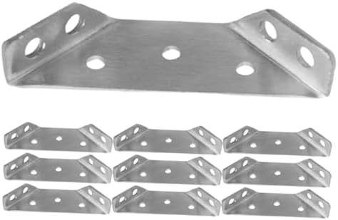 10 Pack Furniture Corner Brackets Corner Braces with Screws
