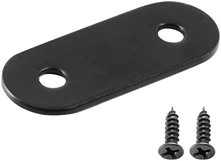 24 Sets 1.5 Inch Stainless Steel Flat Plate Straight Bracket