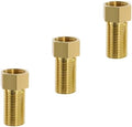1/2" Extension Brass Pipe Fitting NPT 50 mm（3PCS）