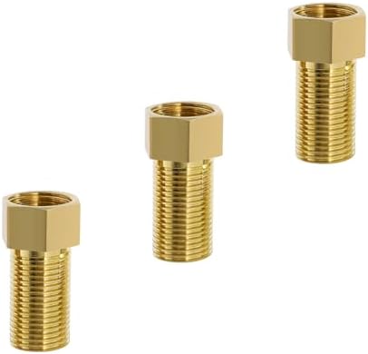 1/2" Extension Brass Pipe Fitting NPT 50 mm（3PCS）