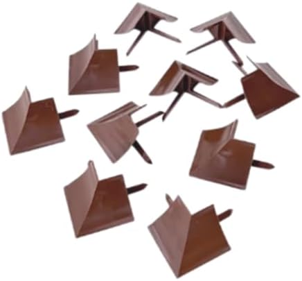 InstaTrim Outside Corners - 10 Dark Brown 1/2" Wide Trim Outside Corner Pieces - Trim for Outside Corners - Paintable
