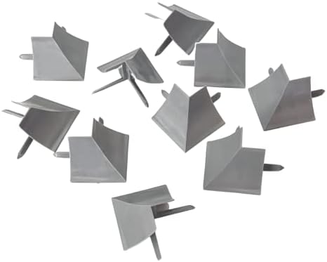 InstaTrim Outside Corners - 10 Gray 3/4" Wide Caulk Strip Outside Corner Pieces - Trim for Outside Corners - Paintable