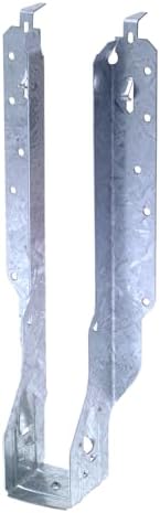 Simpson Strong-Tie IUS2.56/11.88 I-Joist Hanger for 2-9/16 in. x 11-7/8 in. I-Joist, Galvanized Steel Face-Mount Hybrid Hanger with Snap-in Feature, Pack of 25