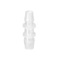 Quickun Plastic Hose Barb Reducer Fitting 1/2" to 3/8" Barbed Reducing Union Adapter Splicer Mender Joint Fitting (Pack of 1)