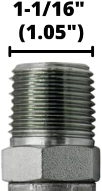 3/8" JIC 37 Male x 3/4" NPTF Male Pipe Steel Adapter Flared Tube Fitting Pipe Connector 2404-06-12