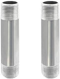 GeilSpace 3/4" x 4" 304 Stainless Steel Nipple Pipe Fitting, NPT Threaded