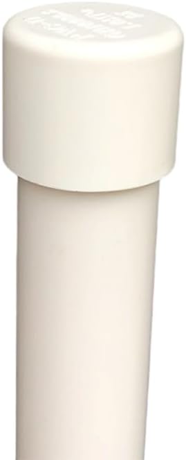 10 Pcs 1/2" White PVC Pipe End Cap Plug Adapter, 1/2" PVC End Cap Fittings for DIY Furniture Shelf Garden Support Structure