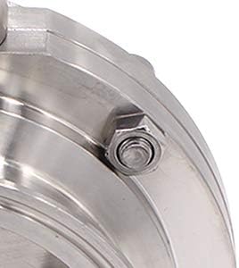 DERNORD 2 Pack 1.5 Inch Tri Clamp Sanitary Butterfly Valve with Pull Handle Stainless Steel 304 Tri Clamp Clover (1.5" Tube OD)