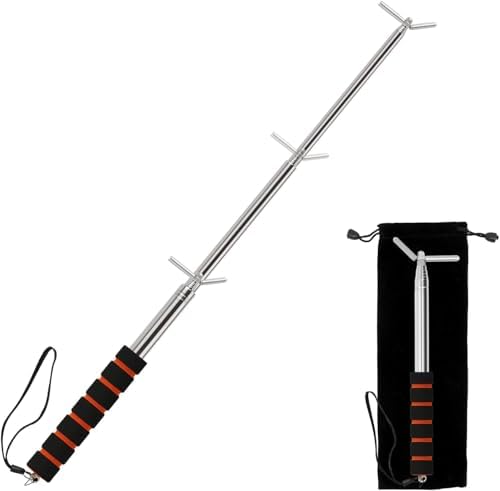 Smoke Detector Tester Pole - Smoke Detector and Emergency Exit Light Extendable Pole Tester - Emergency Light Testing Pole - Ensuring Safe and Efficient Testing of Life Safety Products,2 Pack