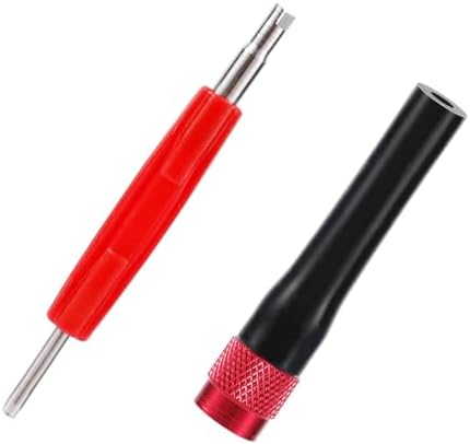 Service Port Adapter Connector Kit, Automotive Smoke Machine Leak Tester Adapters with Valve Removal Tool for EVAP Smoke Leak Tester
