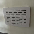 Farmhouse Style Decorative Electrical Panel Cover - Ventilated Plastic Fuse Box Lid (9.8x7.9 inches) - Stylish Circuit Breaker & Meter Box Protection Solution