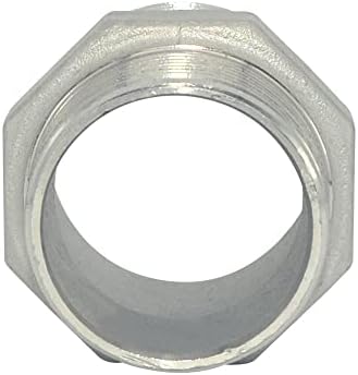 1-1/2" x 1-1/4" Male Threaded Reducing Nipple Fitting/Adapter,Stainless Steel SS304 NPT Pipe Hex Reducer