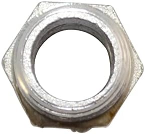 3/8" Male NPT to 1/4" Female NPT Female Reducing/Reducer Bushing Pipe Fitting,Adapter,Stainless Steel SS 304 Hex Bushing