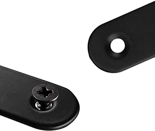 Flat Straight Brace,20Pcs Metal Brackets with 40Pcs Screws