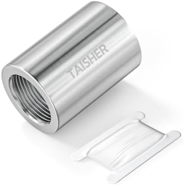 TAISHER 1Pcs 316 Thickened Nipple Cast Pipe,3/4" NPT Female, 2" Length
