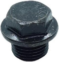 M16X1.5 Plug Metric Male Thread Hex Head Pipe Plug with Flange Black Carbon Steel Fitting for Terminate Pipe Ends 1 Piece