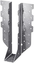 Simpson Strong-Tie HUS1.81/10 Heavy Face-Mount Hanger for 1-13/16 in. Wide I-Joist, 10 in. deep, 14-Gauge Galvanized Steel, Double-Shear Nailing, Pack of 25