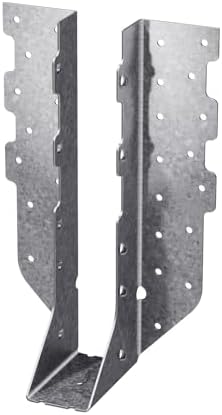 Simpson Strong-Tie HUS1.81/10 Heavy Face-Mount Hanger for 1-13/16 in. Wide I-Joist, 10 in. deep, 14-Gauge Galvanized Steel, Double-Shear Nailing, Pack of 25